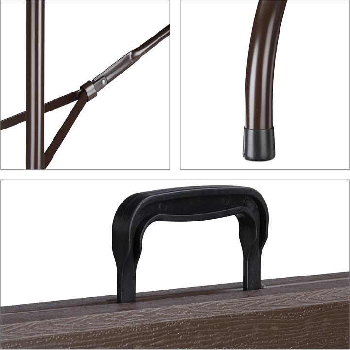 Actual product image Relaxdays Foldable Garden Table Look (180 cm)