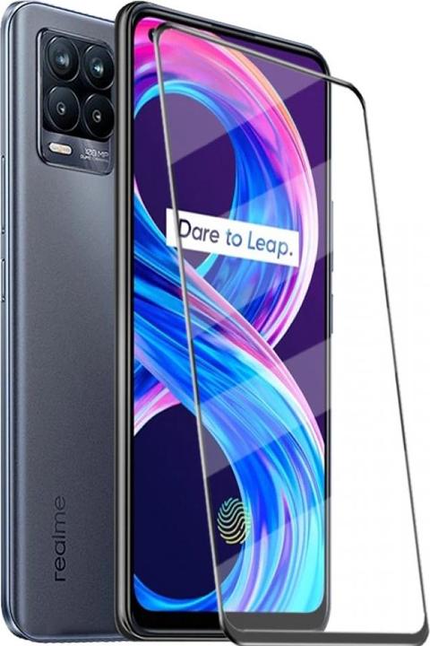 Image du produit Screenguard Realme 8 Pro Full Screen Protective Glass 2.5D 9H (1 pièce(s), Realme 8 Pro)