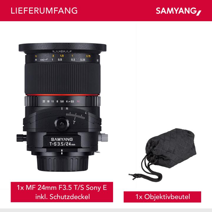 Actual product image Samyang 24mm f/3.5 ED AS UMC Tilt/Shift, Sony E (Sony E, full size)