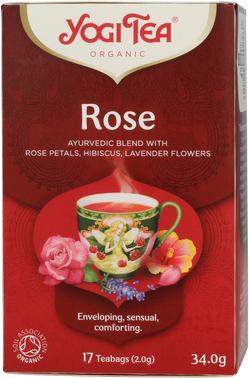 Immagine prodotto Yogi Tea Tè biologico Tao Rose (17 x 2 g) 34 g -