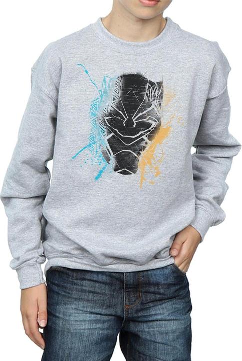 Immagine prodotto Black Panther Splash Felpa Ragazzi (128)