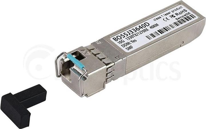 Actual product image CBO LevelOne SFP-10G-BX-D-40KM Compatible BlueOptics SFP+ BO55J33640D