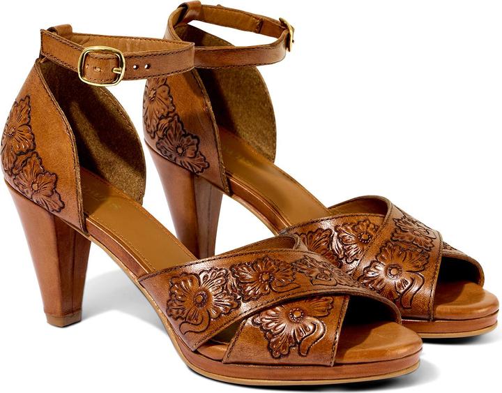 Image du produit Joe Browns Floral Embossed Leather Heels (37)