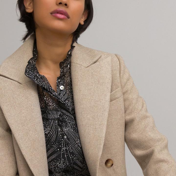 Image du produit La Redoute Collections Manteau mi-long (36)