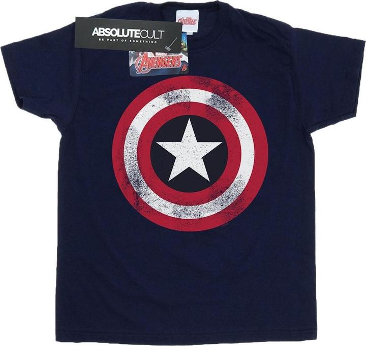 Captain America Distressed Schild TShirt