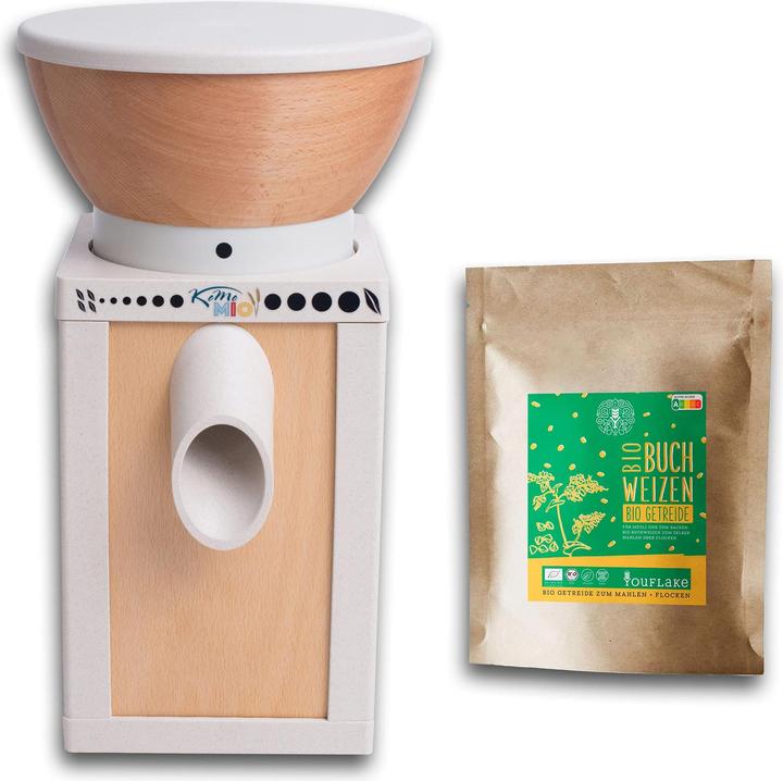 Immagine prodotto Komo Macina in corindone e ceramica di alta qualità con 2,5 kg di grano saraceno biologico