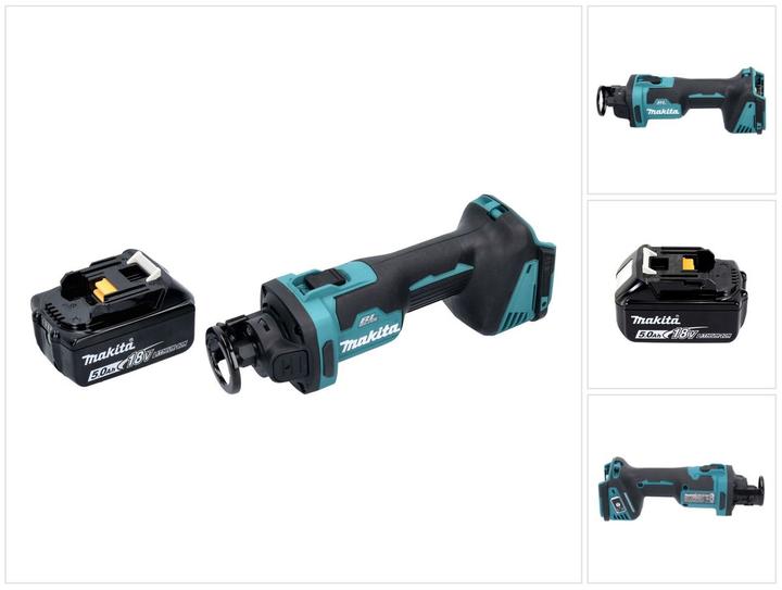 Makita DCO 181 T1 Battery rotary cutter 18 V 32000 rpm brushless + 1x battery 5,0 Ah - without charger