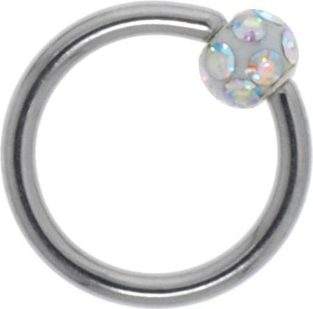 Image du produit Bijouteria Tige piercing (Résine époxy, Zircone, Acier chirurgical 316L)