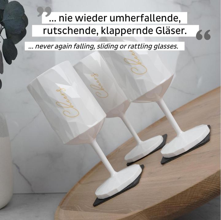 Immagine prodotto Silwy Magnete in plastica per vino in vetro Cheers (30 cl, 1 Occhiali, Bicchieri da vino rosso)