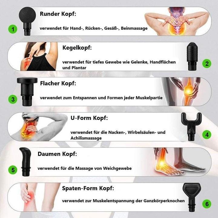 Produktbild Stride Massagepistole Elektronische Muskelmassagepistole zur Entspannung Massagegerät