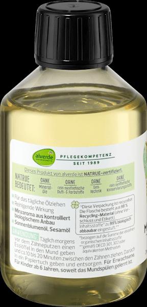Actual product image dm alverde Mouth drawing oil organic mint (200 ml, Mouth drawing oil)