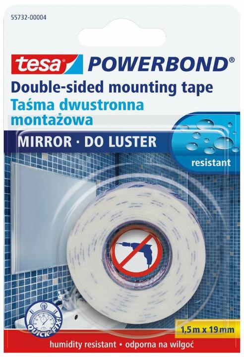 Actual product image tesa DOUBLE SIDED TAPE MIRROR 1,5X19MM (95 mm)
