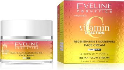 Eveline VITAMIN C 3XACTION Krem regen-odż. d/n (50 ml, 24h Creme)