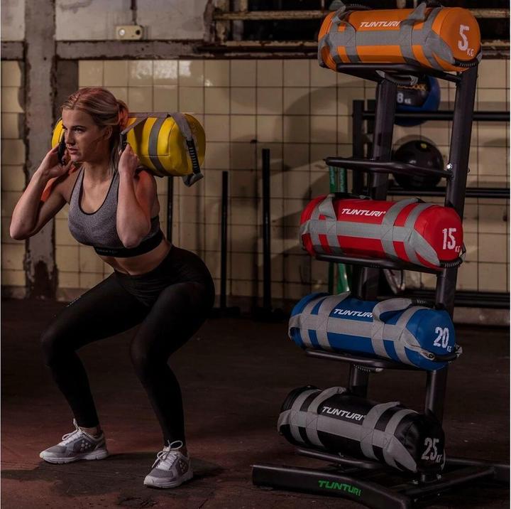 Actual product image Tunturi Cross Training Power Bag Schwarz (1 x 25 kg)