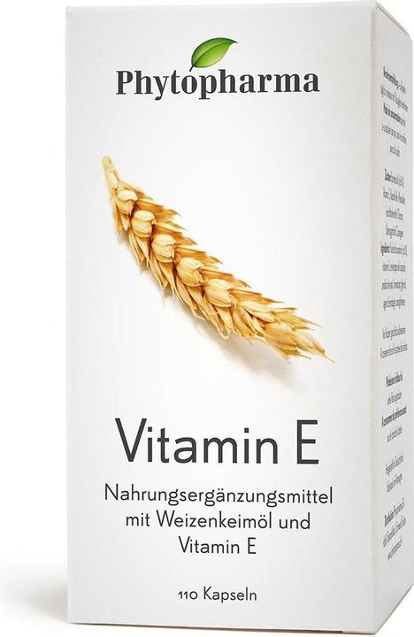 Image du produit Phytopharma Vitamine E (110 pièce(s), Capsules, 100 g)