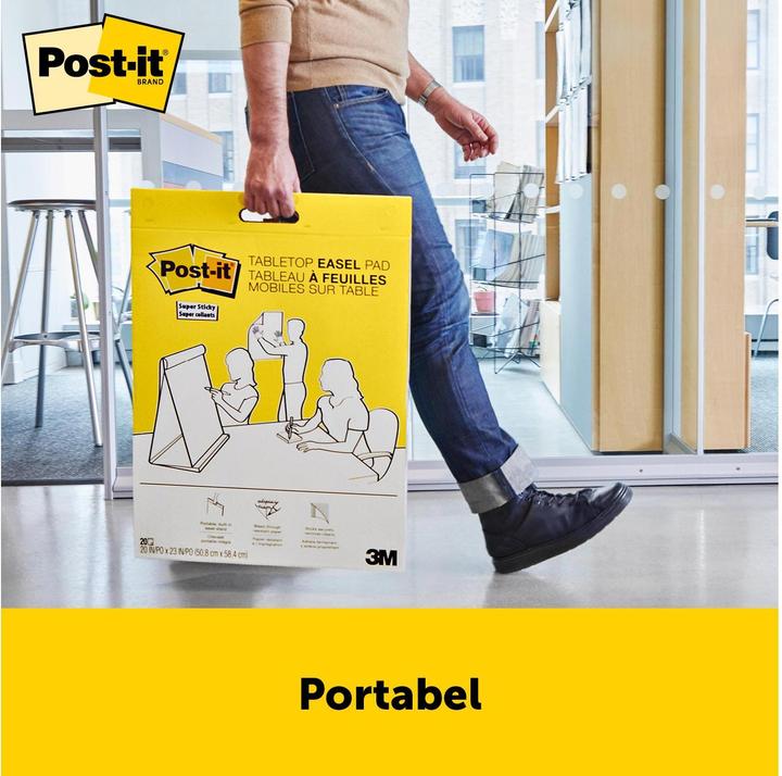 Actual product image Post-it Super Sticky Flipchart adjustable (50 x 60 cm)
