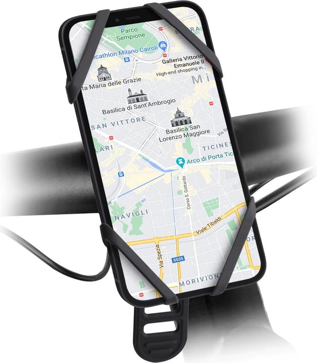 Produktbild SBS Silikon-Handyhalterung bis 6.5" für Fahrrad/E-Scooter