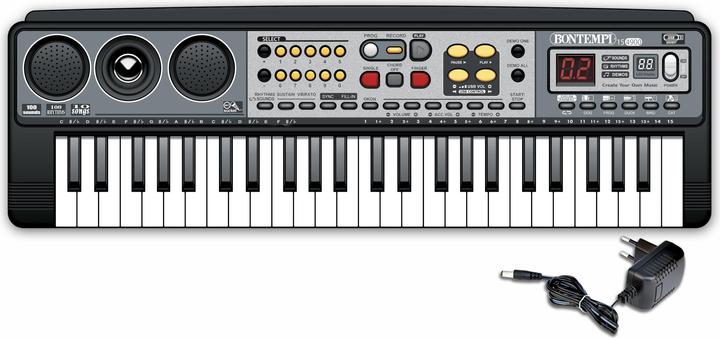 Actual product image Bontempi Digitaal Keyboard Zwart, 37 toetsen