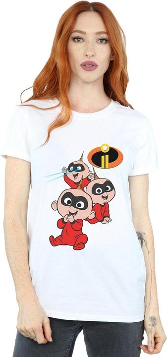 Actual product image Disney Womens/Ladies The Incredibles Jak Jak Cotton Boyfriend T-Shirt (XL)