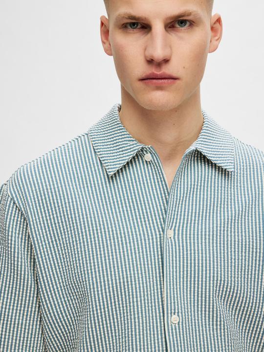 Produktbild Selected Homme Seersucker Kurzarmhemd (L)