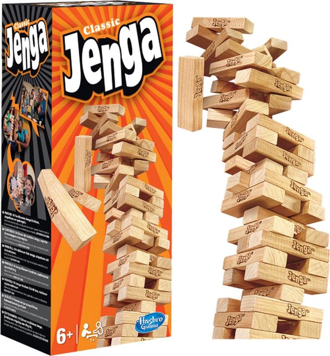 Actual product image Hasbro Gaming Jenga Classic (French, Italian, German)