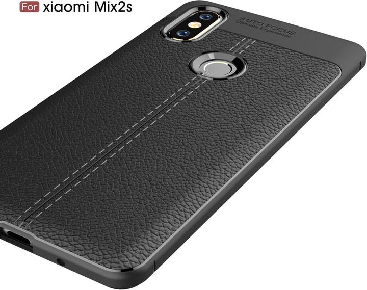 Produktbild Screenguard Xiaomi Mi Mix 2S Hülle Leather Design TPU Cover (Xiaomi Mi Mix 2S)