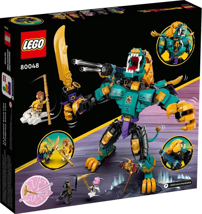 Immagine prodotto LEGO Monkie Kid Il potente Leone Azzurro (80048, LEGO Monkie Kid)