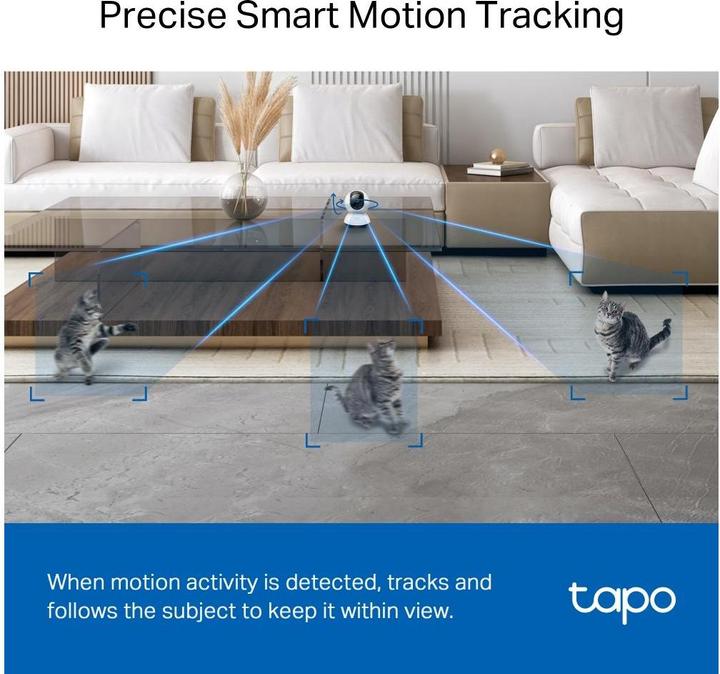 Actual product image TP-Link Tapo C220 4MP 360° WLAN camera MicroSD (2560 x 1440 Pixels)