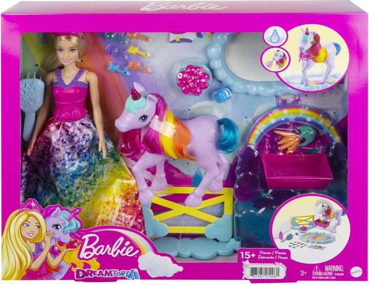 Produktbild Barbie Dreamtopia Puppe und Einhorn