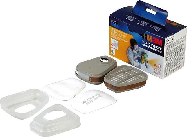 Image du produit 3M Filtre de rechange pour demi-masque respiratoire 6002C (A2P2, 2 x)