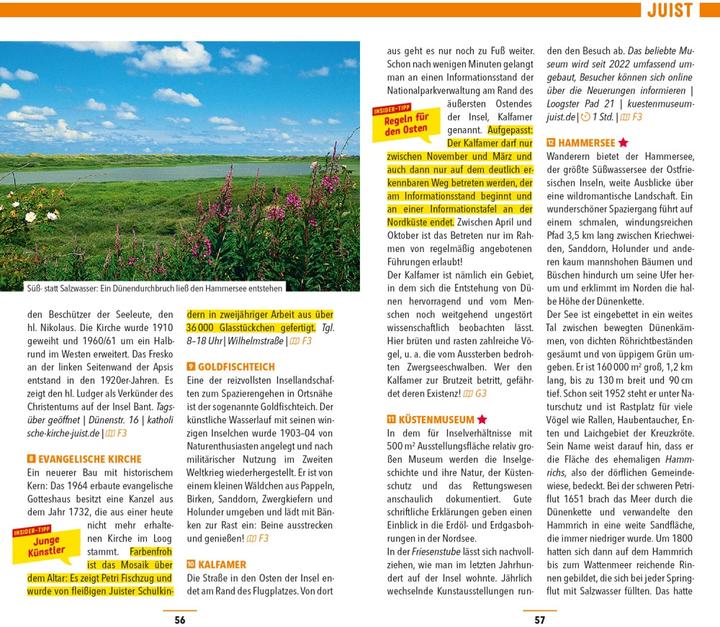 Produktbild Reiseführer Ostfriesische Inseln, Baltrum, Borkum, Juist, Langeoog, Norderney (Deutsch, Volker Kühn, Klaus Bötig, 2023)