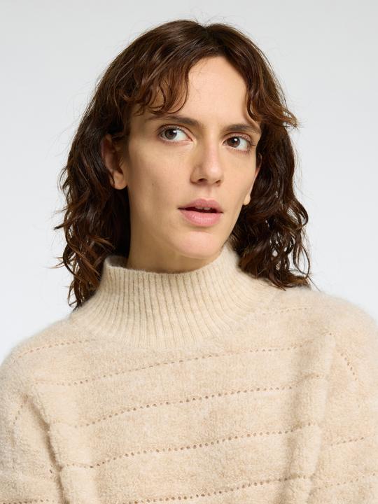 Produktbild Selected Femme Flauschiger Pullover mit hohem Kragen (M)
