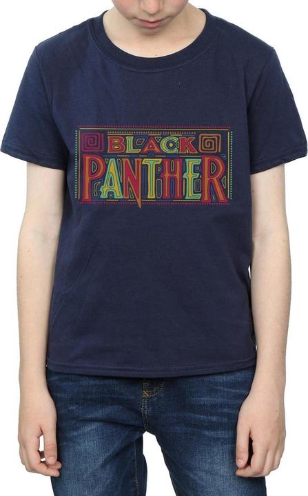 Produktbild Jungen Black Panther Tribal Logo TShirt (140, 146)