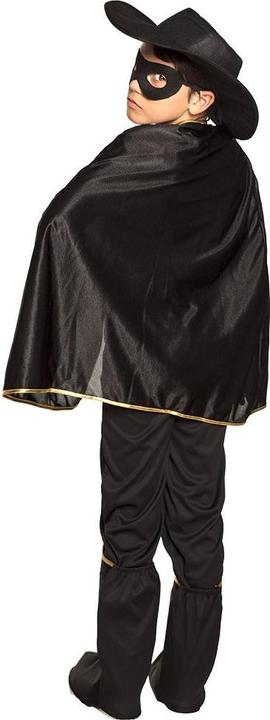 Produktbild Boland Kostüm Bandit Z, 7-9 Jahre einteiliger Overall, Gürtel, Hut, Maske, Stiefel (128, 134)