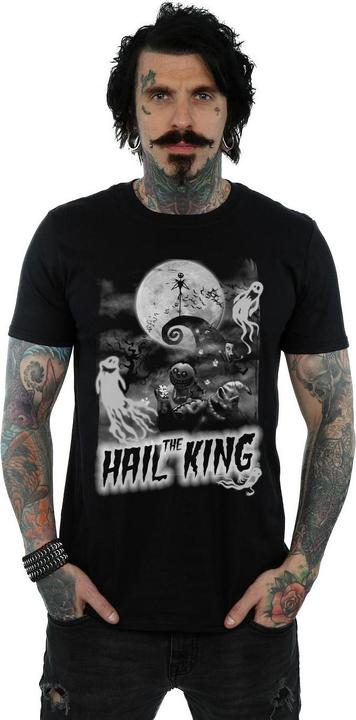 Actual product image Disney Mens Nightmare Before Christmas Hail The King T-Shirt (S)