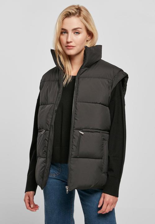 Image du produit Urban Classics Ladies Waisted Puffer Vest (S)