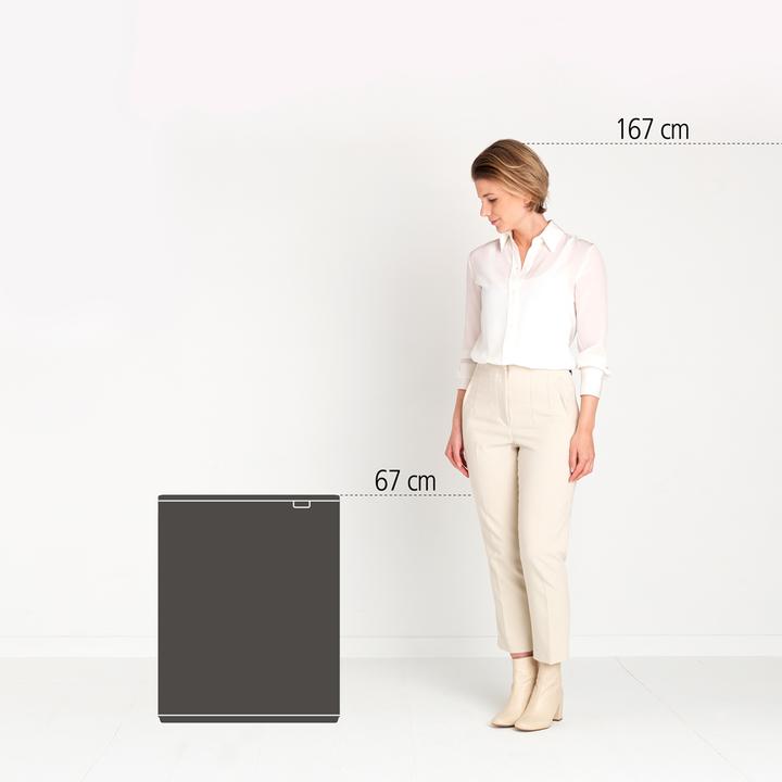 Image du produit Brabantia Seau de recyclage Bo Touch (60 l)