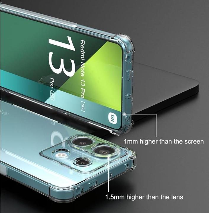 Produktbild Screenguard Crystal Soft Airbag Bumper (Xiaomi Redmi Note 13 Pro 5G)