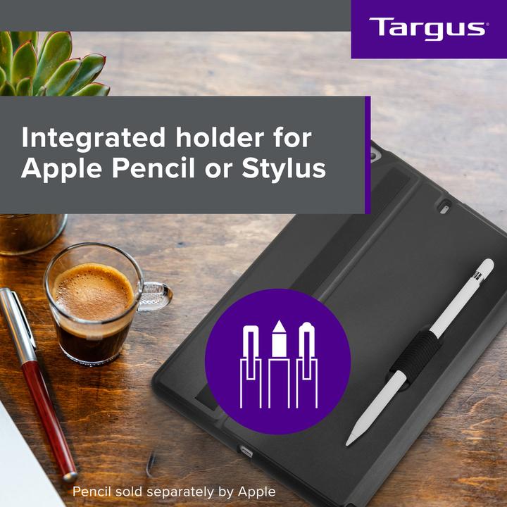 Image du produit Targus Click in Case (iPad Pro 10.5 2017 (1. Gen), iPad Air 2019 (3. Gen), iPad 2019 (7e gène), iPad 2021 (9e génération))