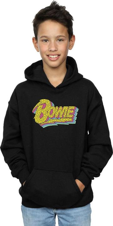 Produktbild David Bowie Moonlight 90s Logo Kapuzenpullover Jungen (152, 158)