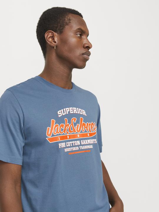 Actual product image Jack & Jones Jjelogo Tee Ss O-Neck 2 Col Ss25 Sn (XS)
