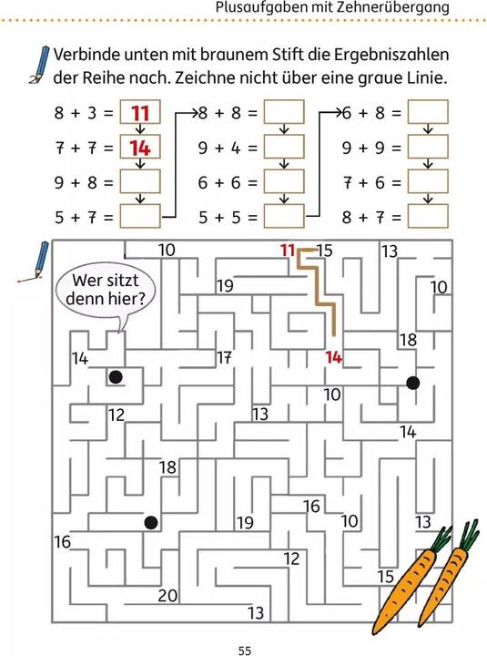 Image du produit Mein Übungsheft Rechnen - 1. Klasse, A5-Heft (Allemand, Masha Greune, Tina Harder, 2021)