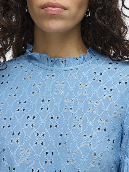 Image du produit Vila Besticktes Oberteil mit kurzen Ärmeln (XL)