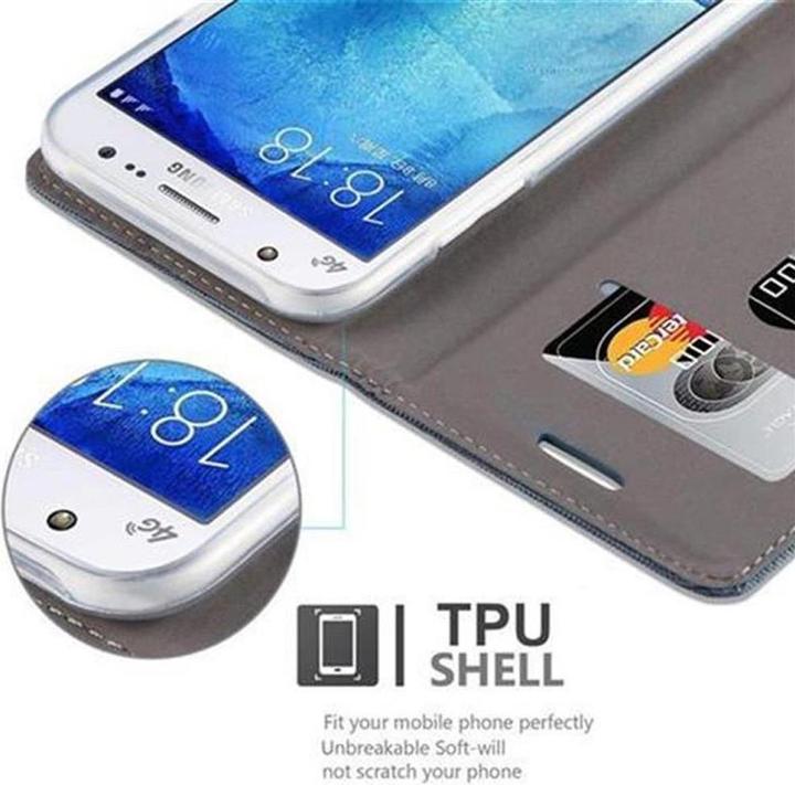 Image du produit Cadorabo Couverture look jeans Book (Samsung Galaxy J5 (2015))
