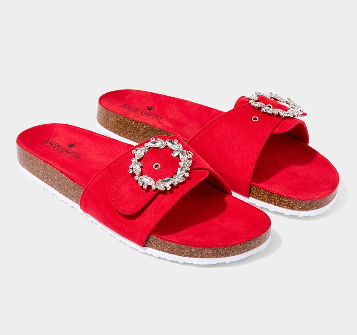 Image du produit Joe Browns Jewelled Buckle Slider Sandals (37)