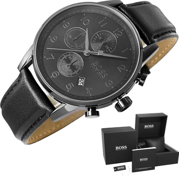 Actual product image Hugo Boss Navigator (Chronograph, Analogue wristwatch, 44 mm)