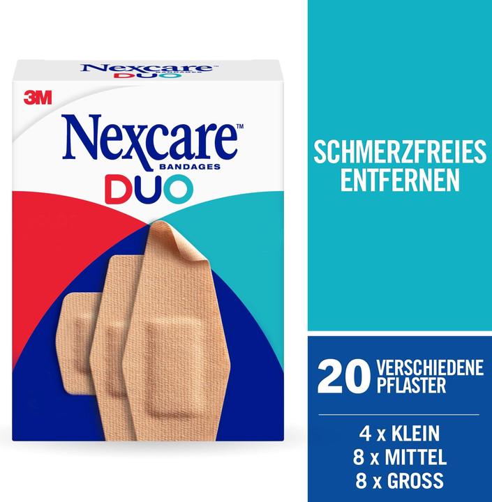 Actual product image Nexcare Pflaster Duo assortiert (20 x)