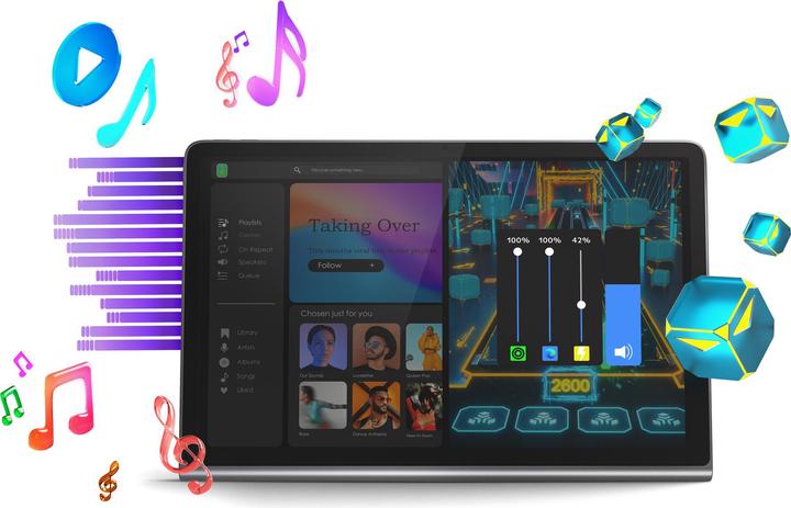 Produktbild Lenovo Tab Plus (nur WLAN, 11.50", 256 GB, Luna Grey)