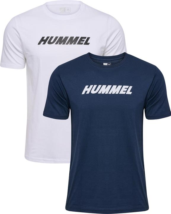 hummel hmlELEMENTAL 2-PACK LOGO COTTON TEE
