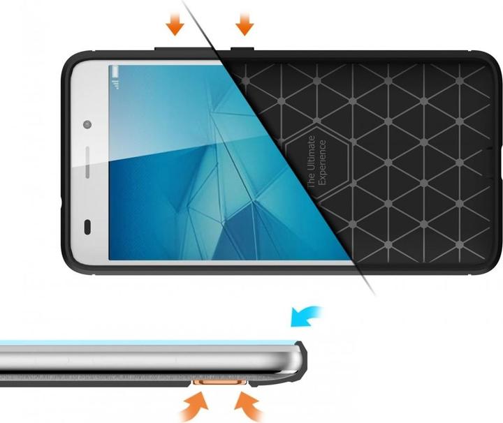Image du produit Screenguard Housse Honor 5C Carbon Brushed Soft TPU (Frais 5C)